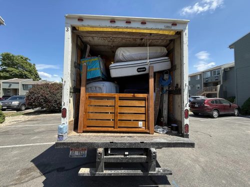Junk Holler truck filled with junk in Treasure Valley, ID